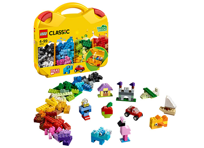 LEGO Classic. Valiza creativa cu 213 piese