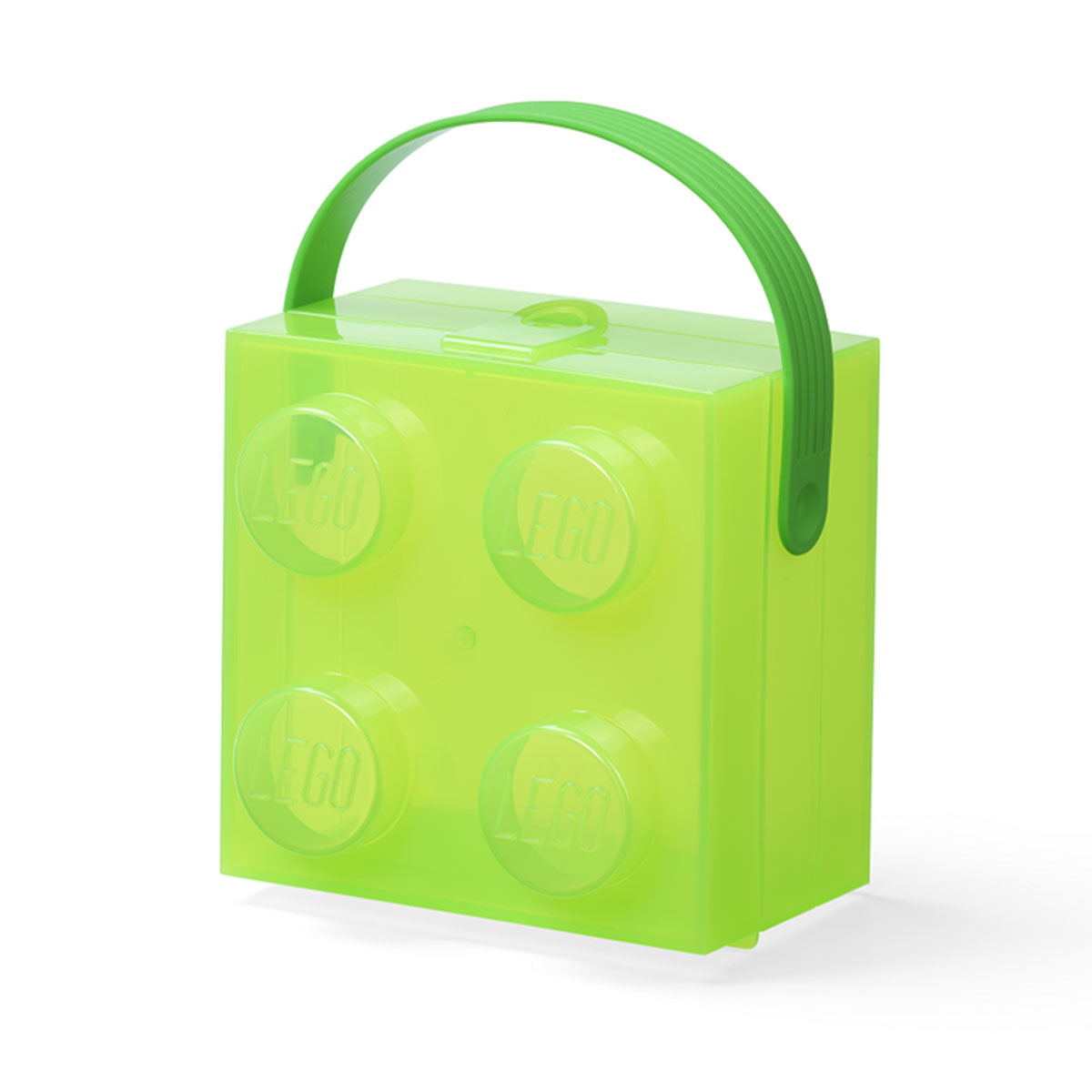 LEGO. Cutie  2x2 - verde transparent