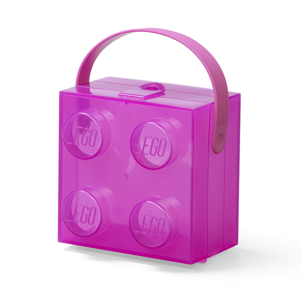 LEGO. Cutie 2x2 violet transparent