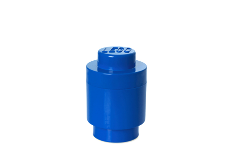LEGO. Cutie depozitare rotunda  1 albastru inchis