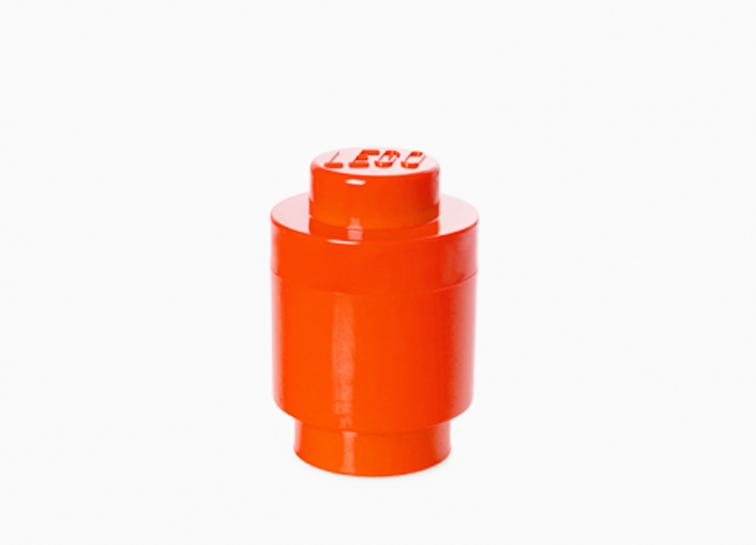 LEGO. Cutie depozitare rotunda 1 rosu