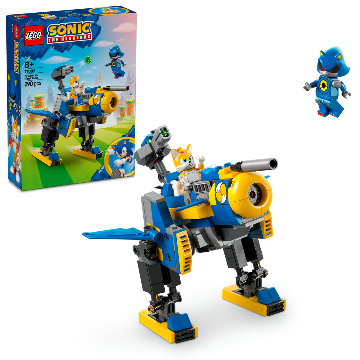 LEGO. Cyclone vs Metal Sonic - confruntare dinamica supereroi