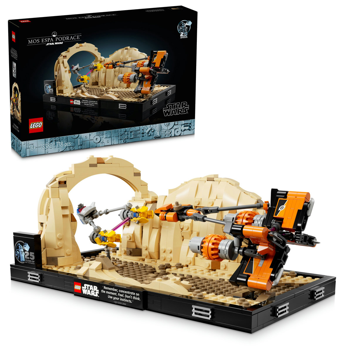 LEGO. Diorama Cursa din Mos Espa