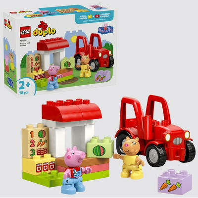 LEGO DUPLO. Tractor si piata