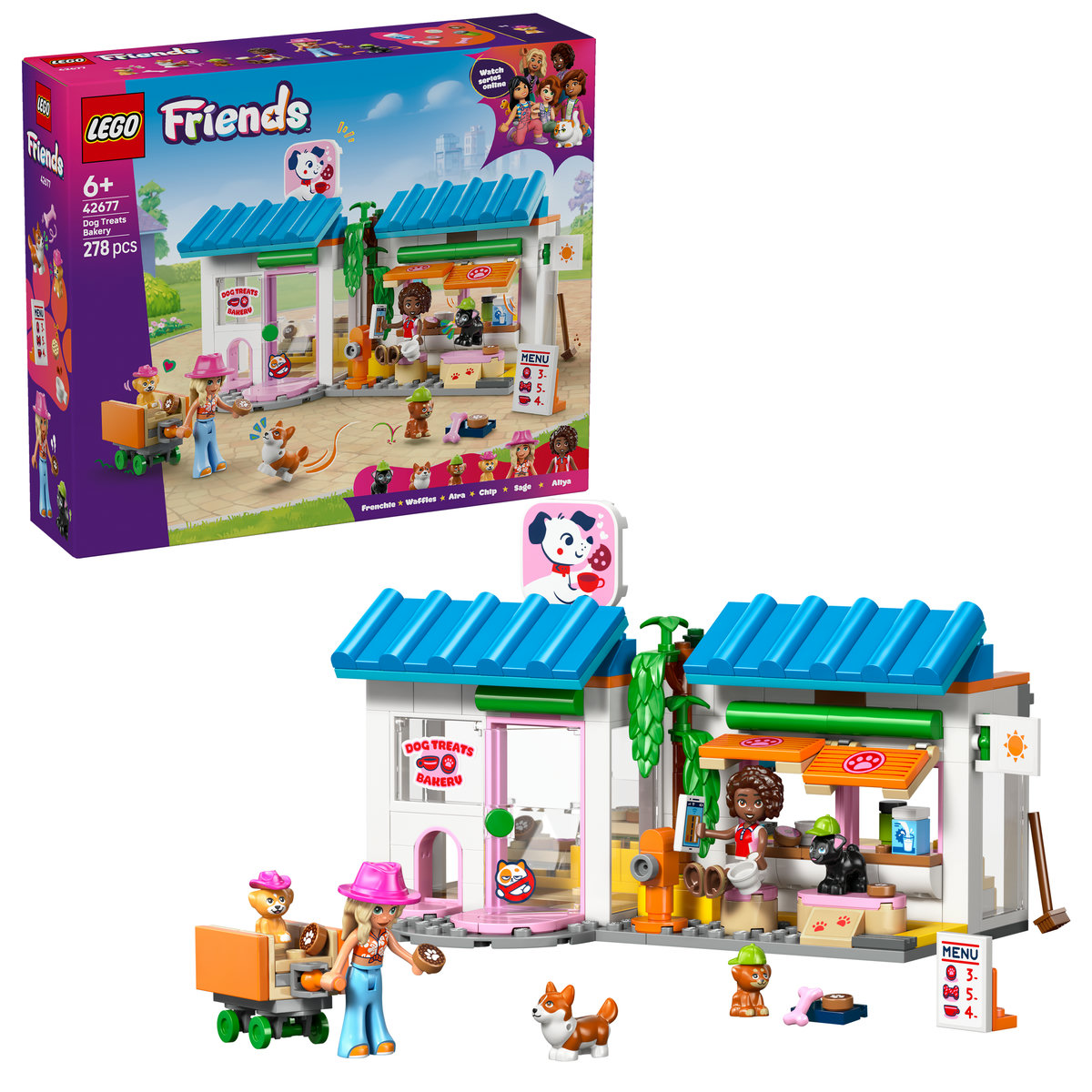 LEGO Friends. Brutarie cu bunatati pentru caini