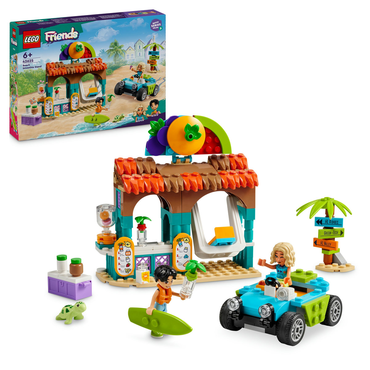 LEGO Friends. Chiosc de smoothie-uri pe plaja – Aventuri pe plaja