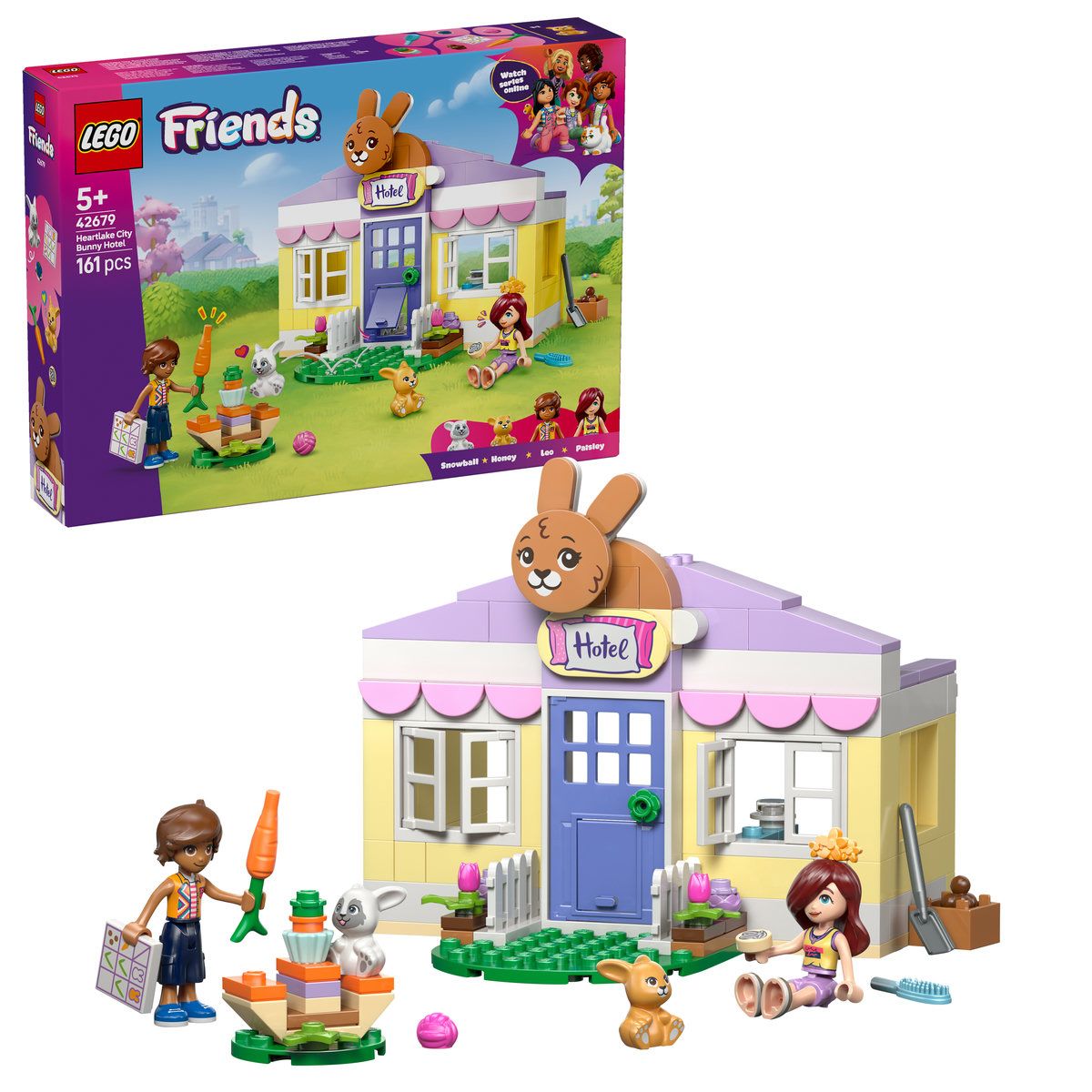 LEGO Friends. Hotel pentru iepurasi in orasul Heartlake