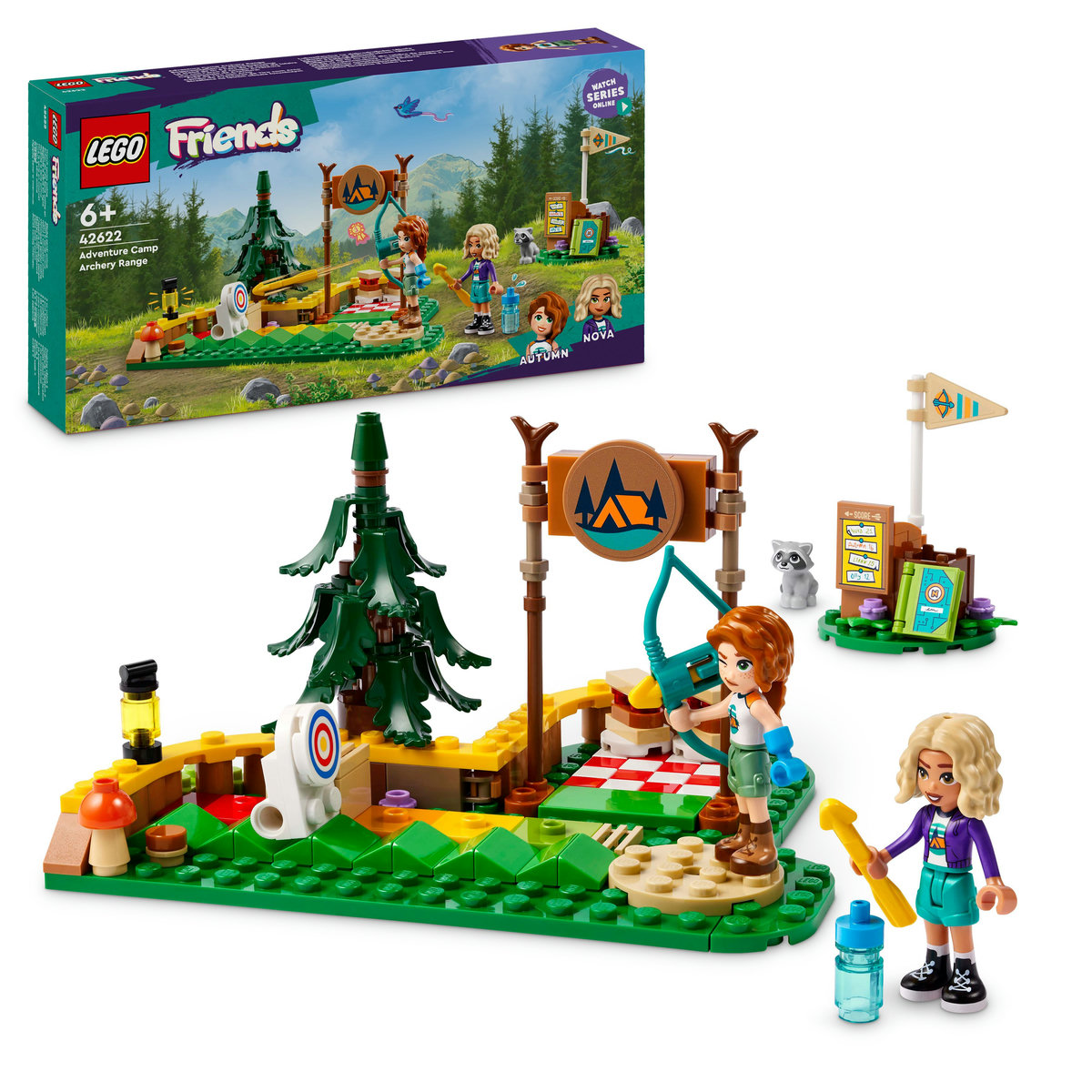 LEGO Friends. Poligonul de tir cu arcul – Tabara de aventuri