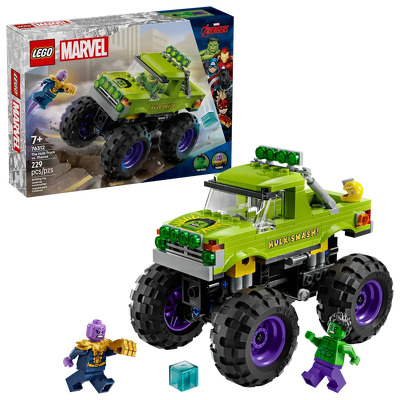 LEGO. Hulk in vehicul de teren contra lui Thanos