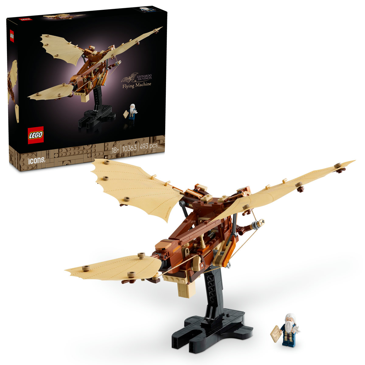 LEGO. Icons Leonardo da Vincis Flying Machine