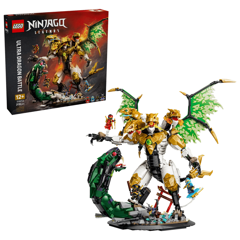 LEGO. Impresionanta batalie a dragonului