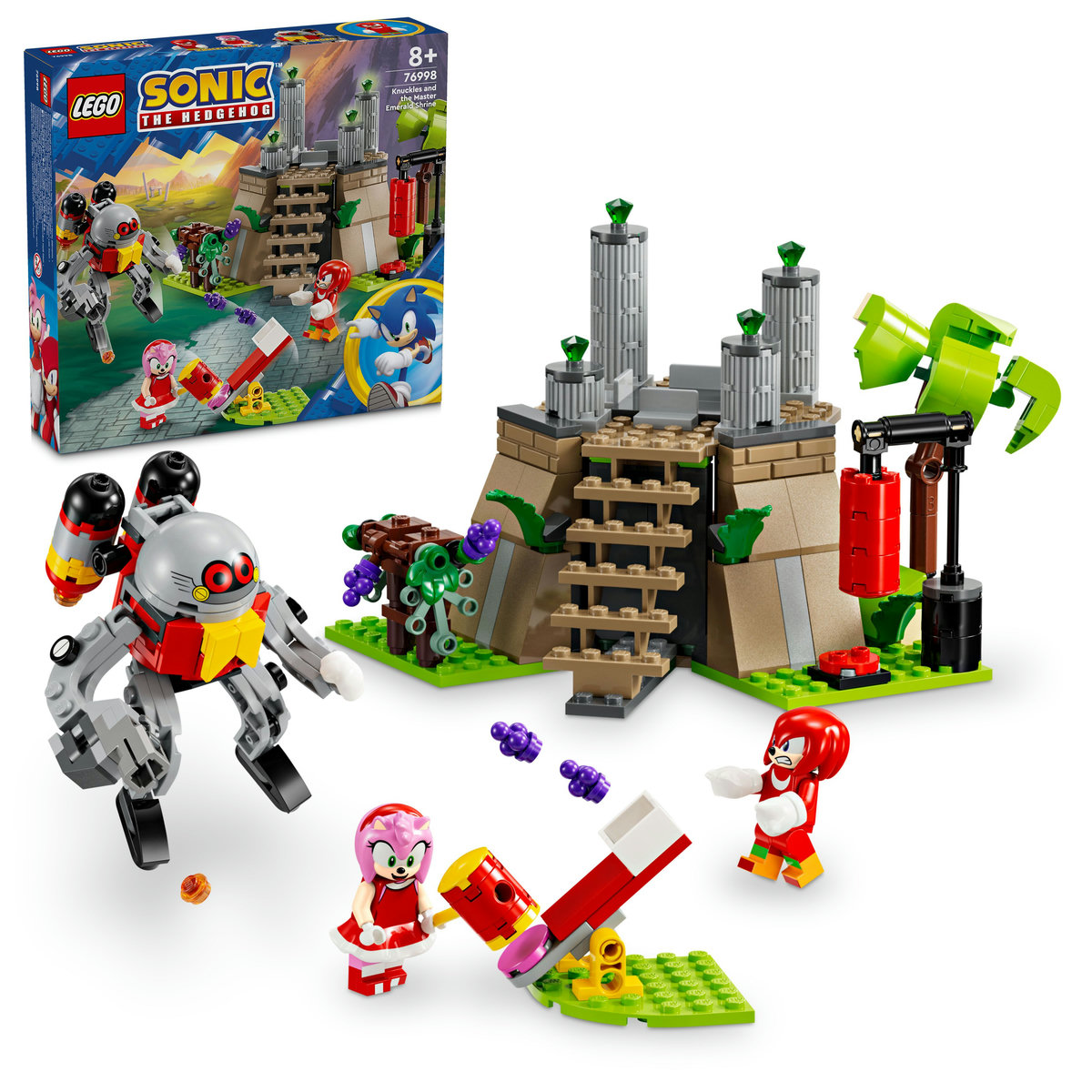 LEGO. Knuckles si Altarul Master Emerald