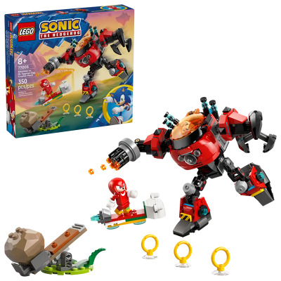 LEGO. Knuckles vs. Dr. Eggman si robotul Egg Crusher