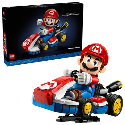 LEGO. Mario Kart Mario si Standard Kart - distractie in cursa interactiva