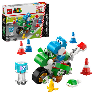 LEGO. Mario Kart Yoshi Bike - cursa si distractie interactiva