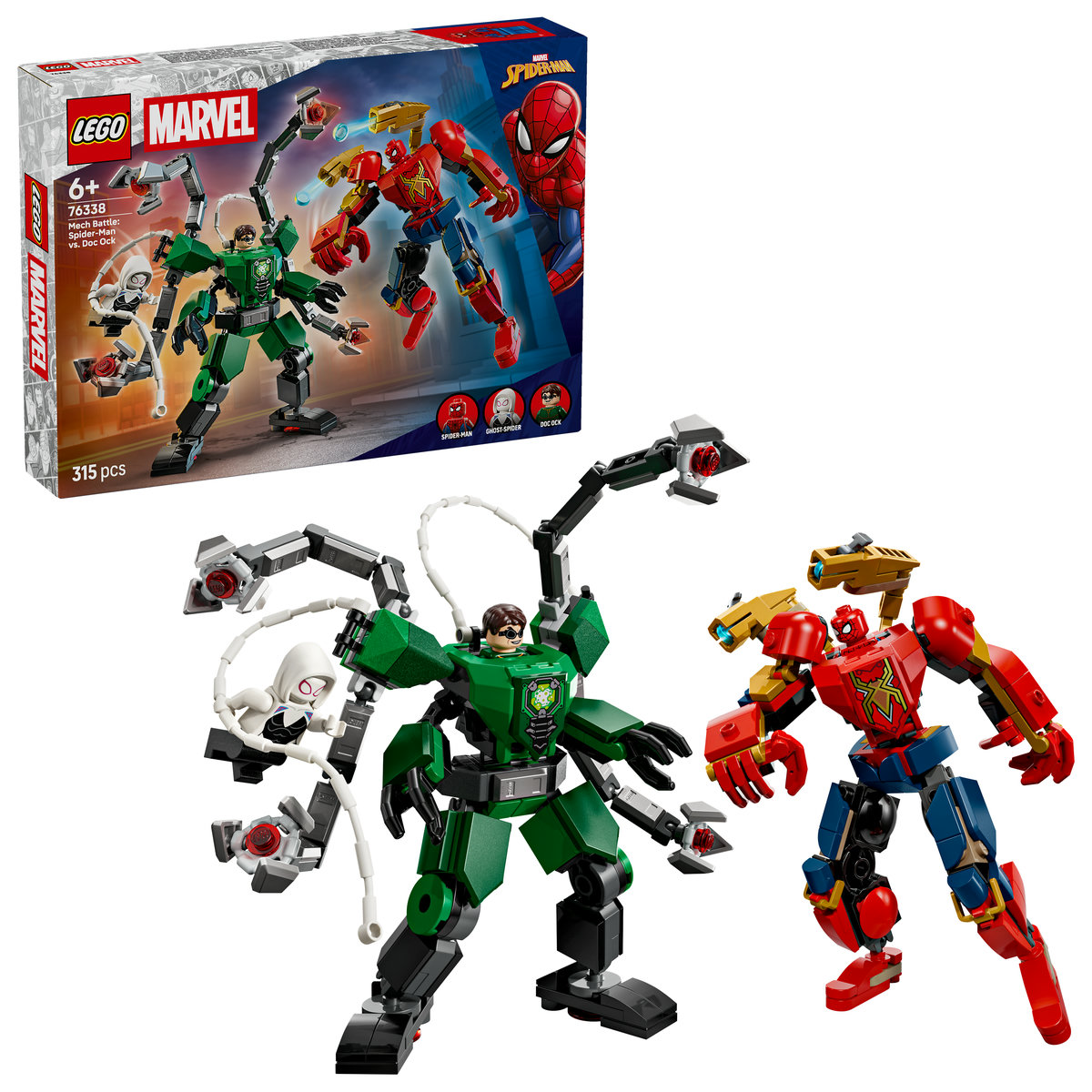 LEGO Marvel. Batalia robotilor Omul Paianjen vs Doc Ock