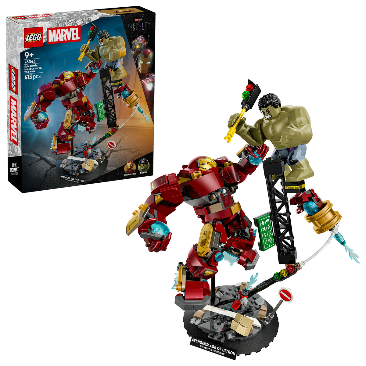 LEGO Marvel. Batalie memorabila Hulkbuster vs Hulk