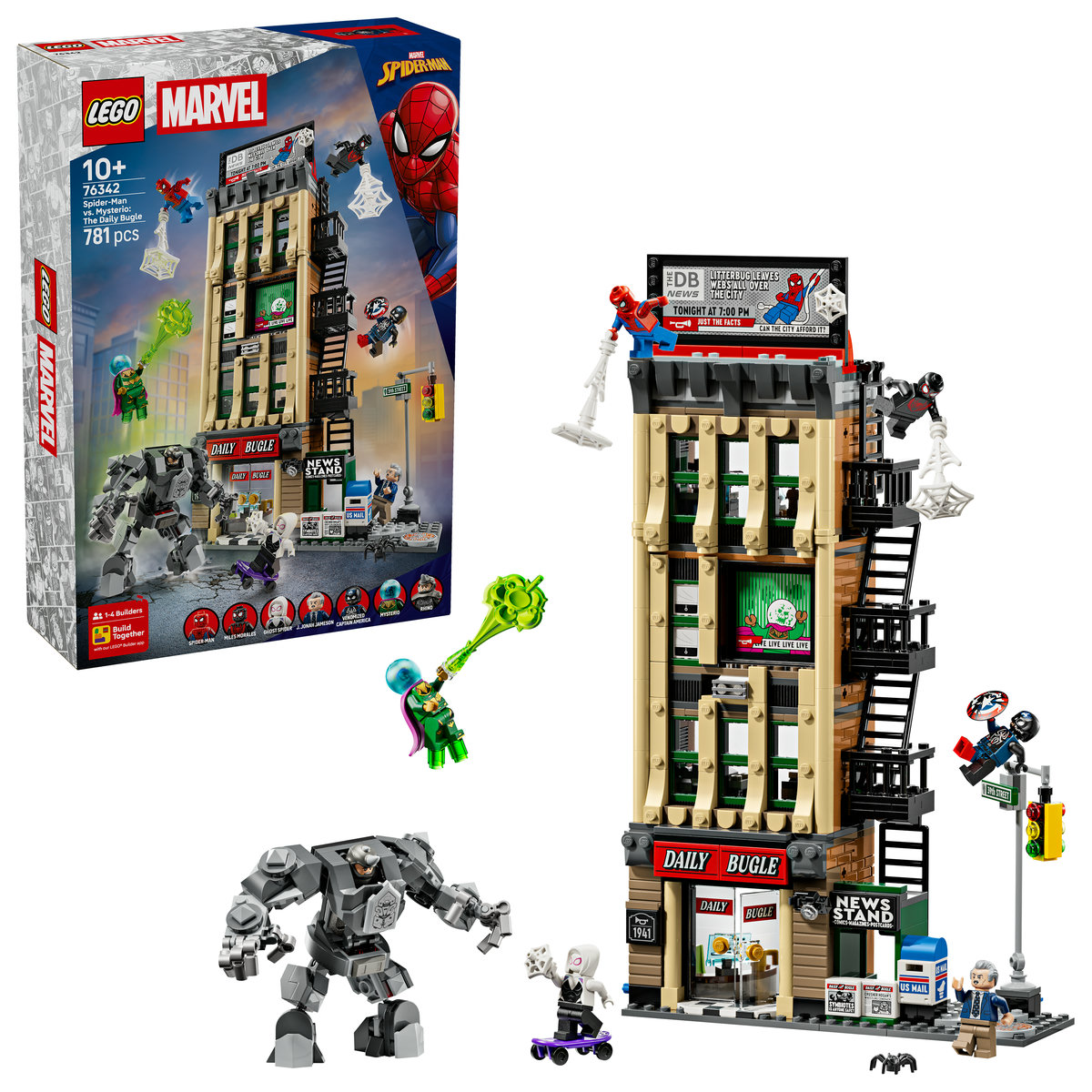 LEGO Marvel. Omul Paianjen vs Mysterio Daily Bugle