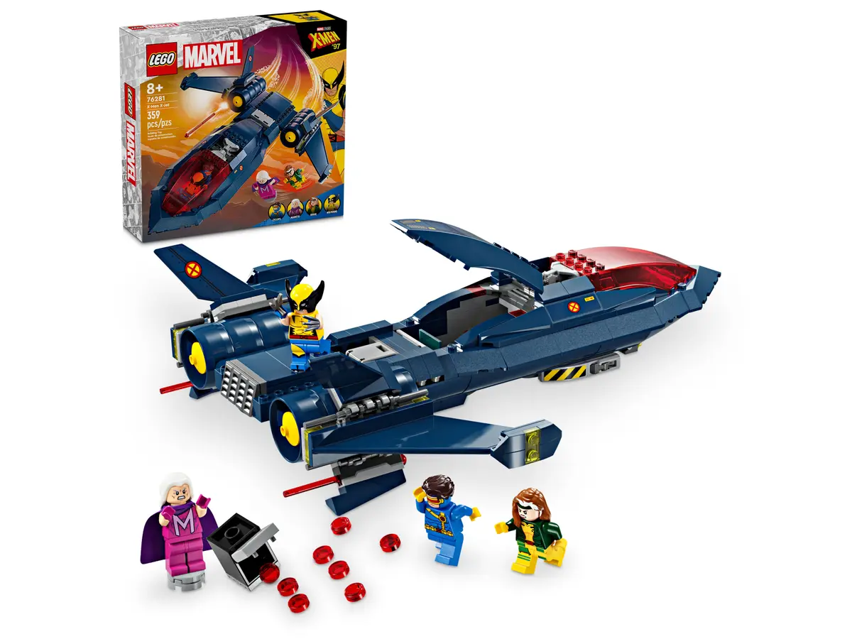 LEGO MARVEL SUPER HEROE.  Avionul X-Jet al X-Men