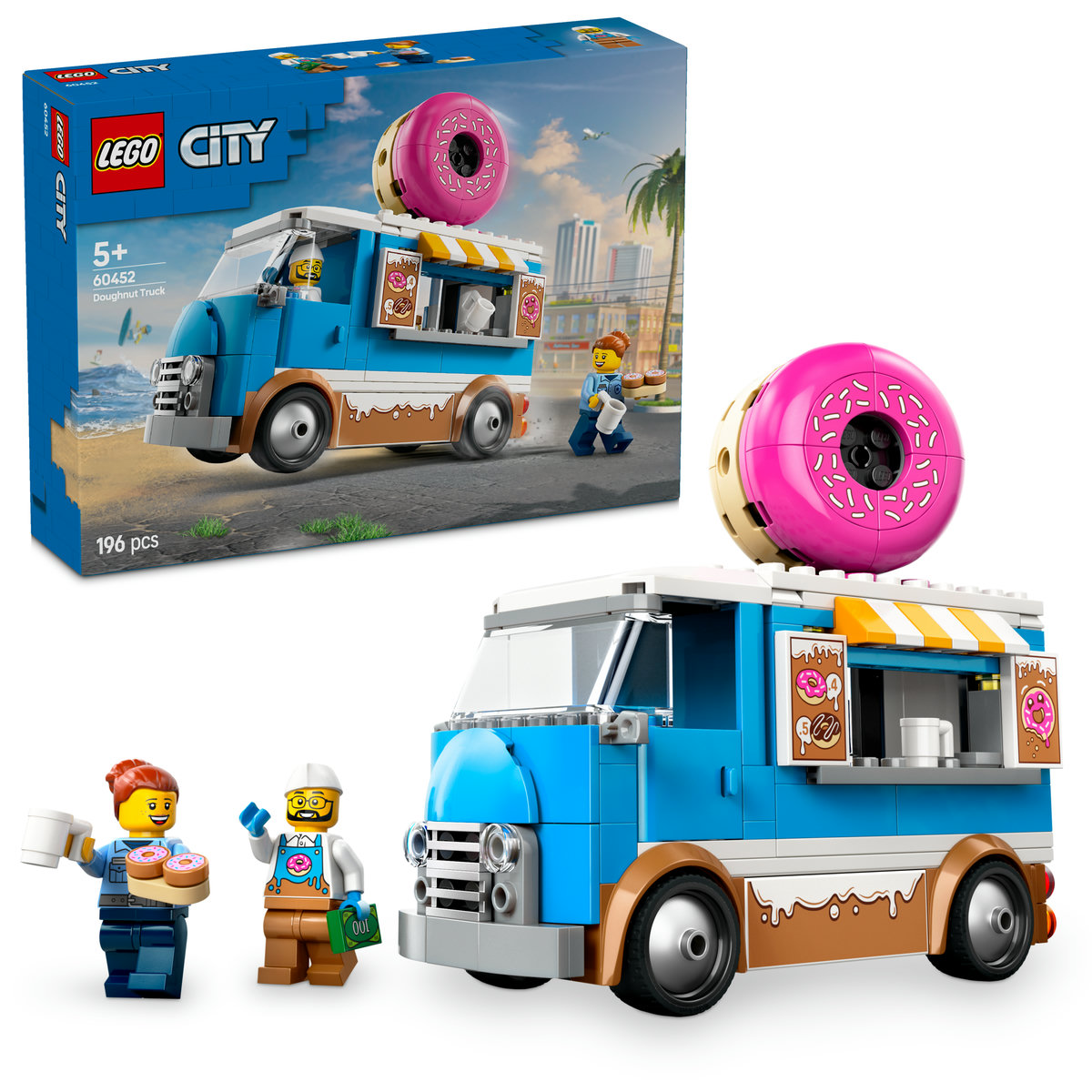 LEGO Masina cu inghetata - LEGO City Furgoneta de gogosi