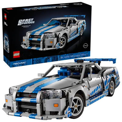 LEGO. Masina Nissan Skyline GT-R (R34) din Fast and Furious