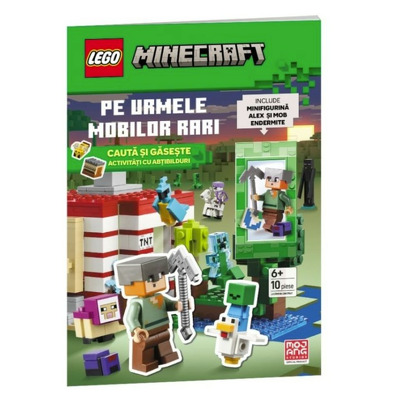 LEGO MINECRAFT Pe urmele mobilor rari. Activitati cu abtibilduri