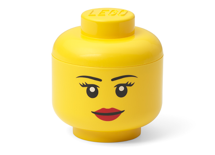 LEGO. Mini cutie depozitare cap minifigurina fata