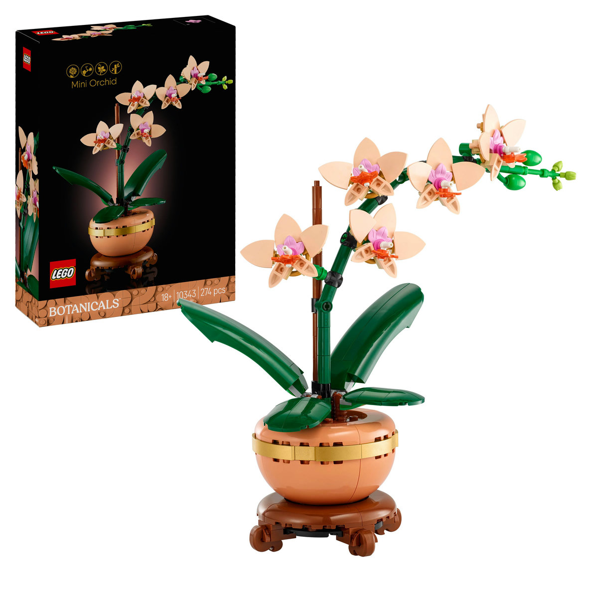 LEGO. Mini Orhidee - detalii florale pentru colectie si joaca