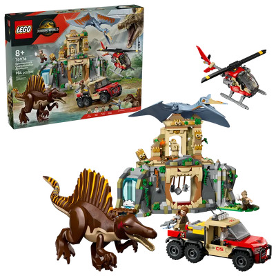 LEGO. Misiune aeriana cu Spinosaurus si Quetzalcoatlus