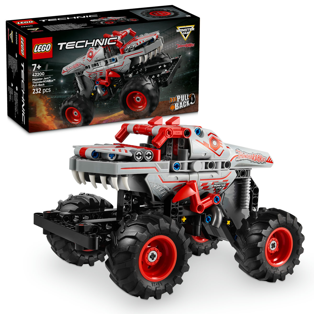 LEGO. Monster Jam ThunderRoarus Pull Back - distractie si viteza