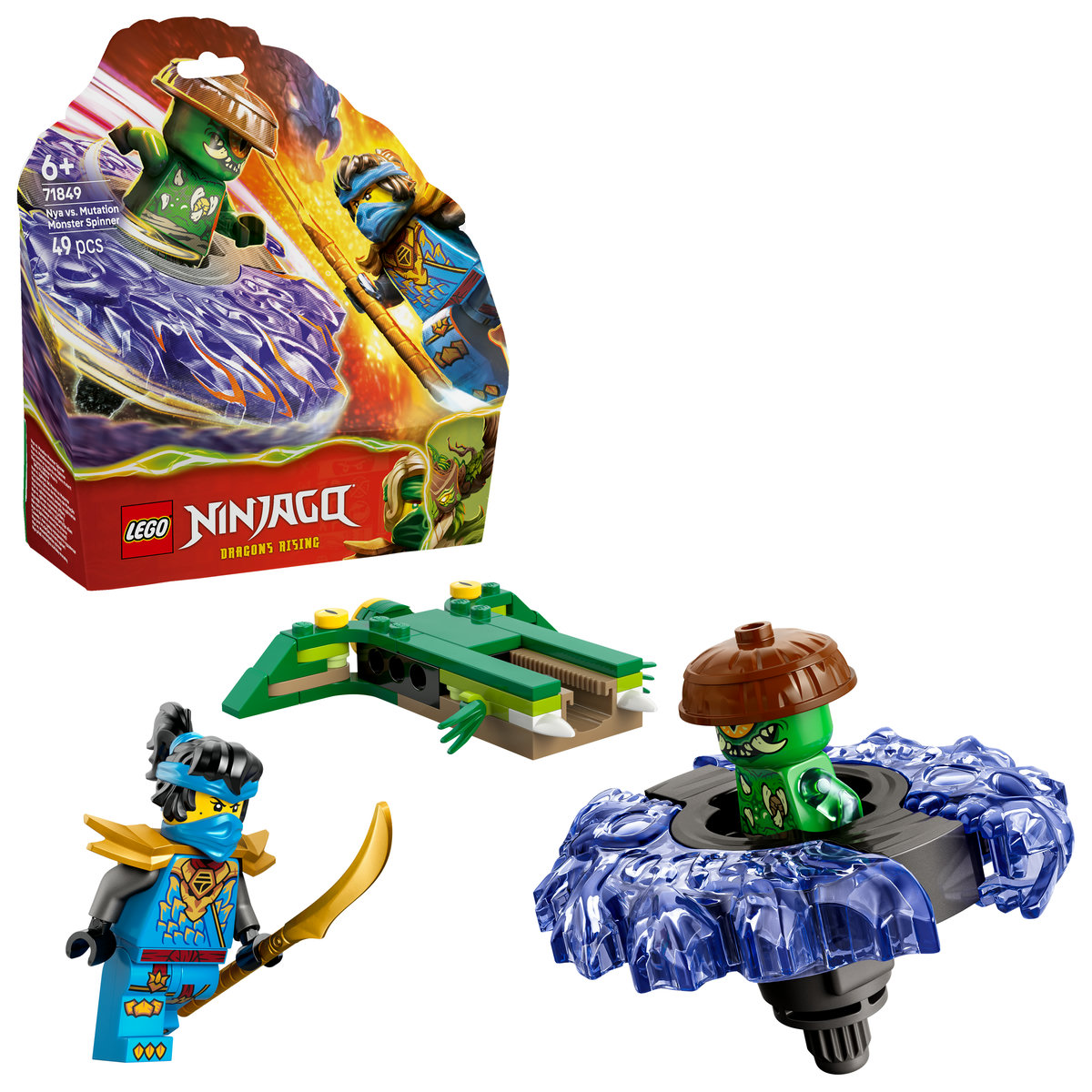 LEGO Ninjago. Nya vs spinnerul monstru cu mutatii