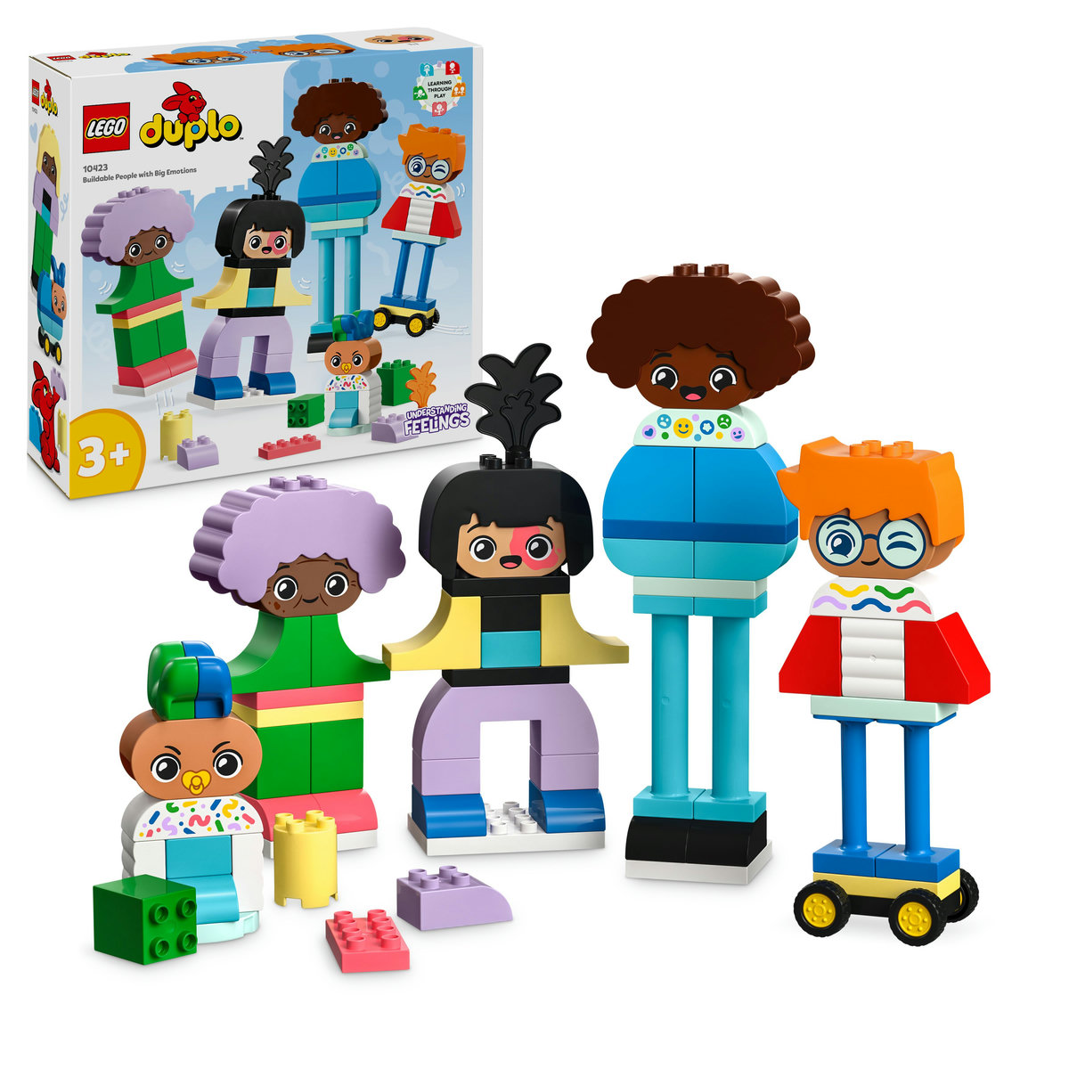 LEGO. Oameni cu emotii mari – set constructie cu 346 de piese pentru joaca creativa