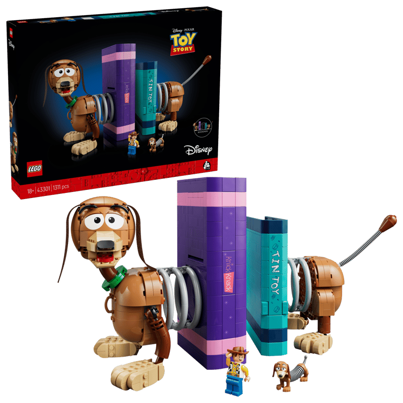 LEGO. Opritoare de carti Cainele Slinky din Povestea jucariilor