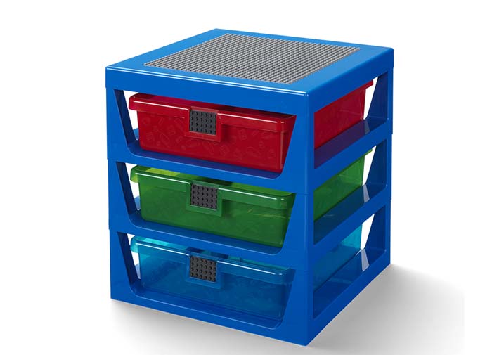 LEGO. Organizator cu trei sertare
