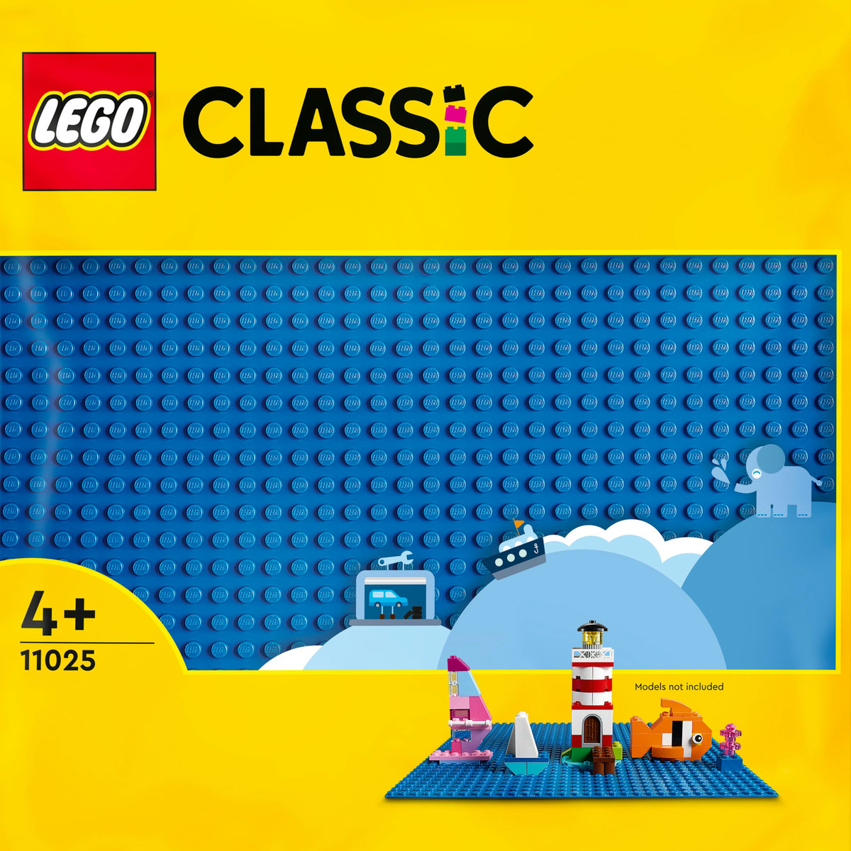 LEGO.  Placa de Baza Albastra