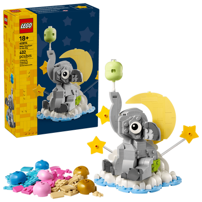 LEGO. Pui de elefant pe cer