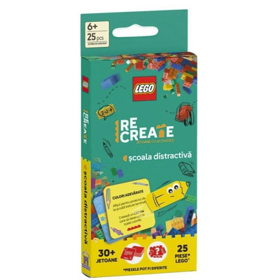 LEGO Recreate - Jetoane cu activitati. Scoala distractiva
