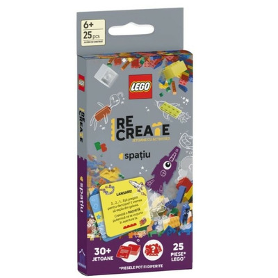 LEGO Recreate - Jetoane cu activitati. Spatiu