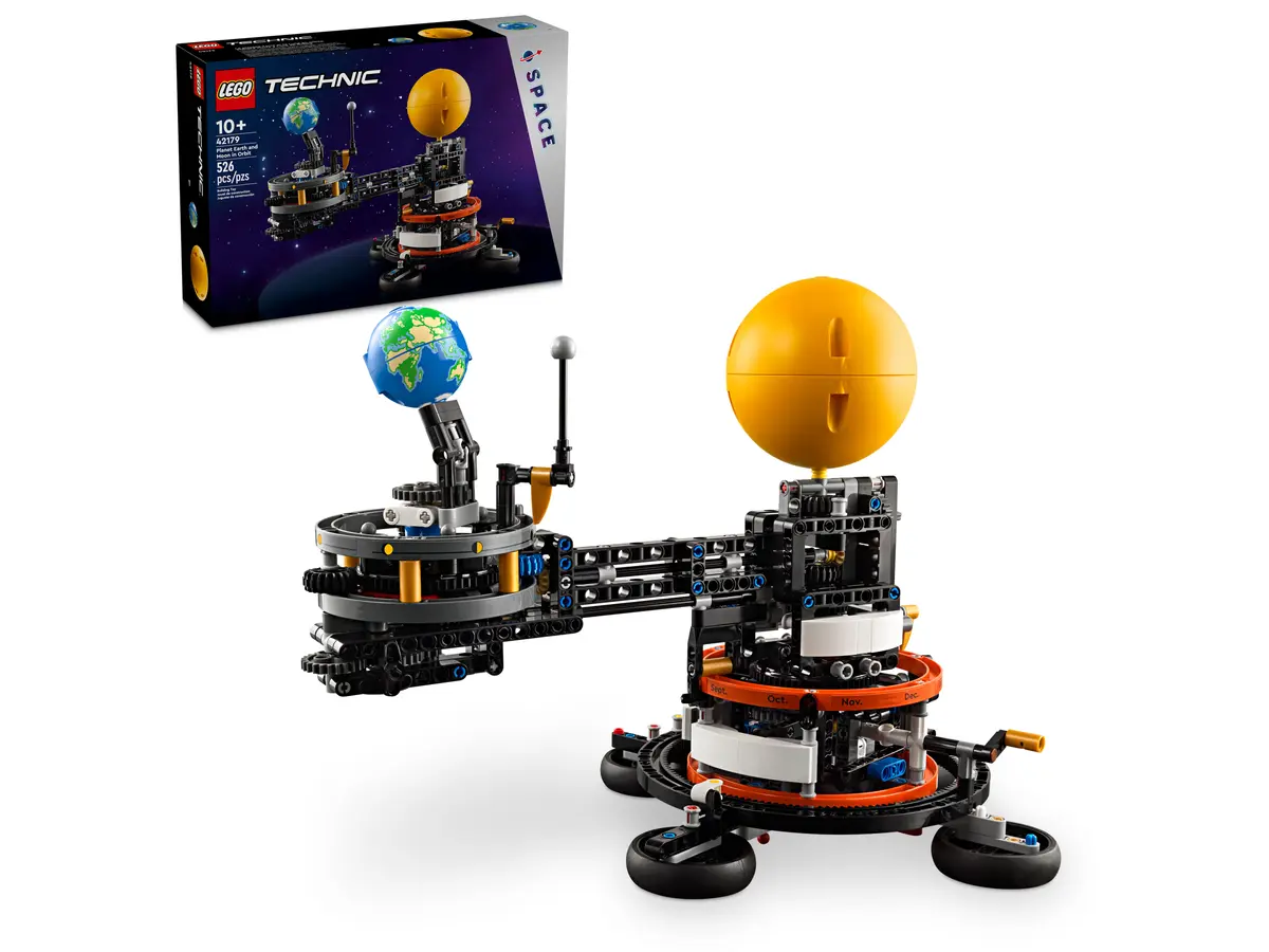 LEGO TECHNIC. Planeta Pamant si Luna pe orbita