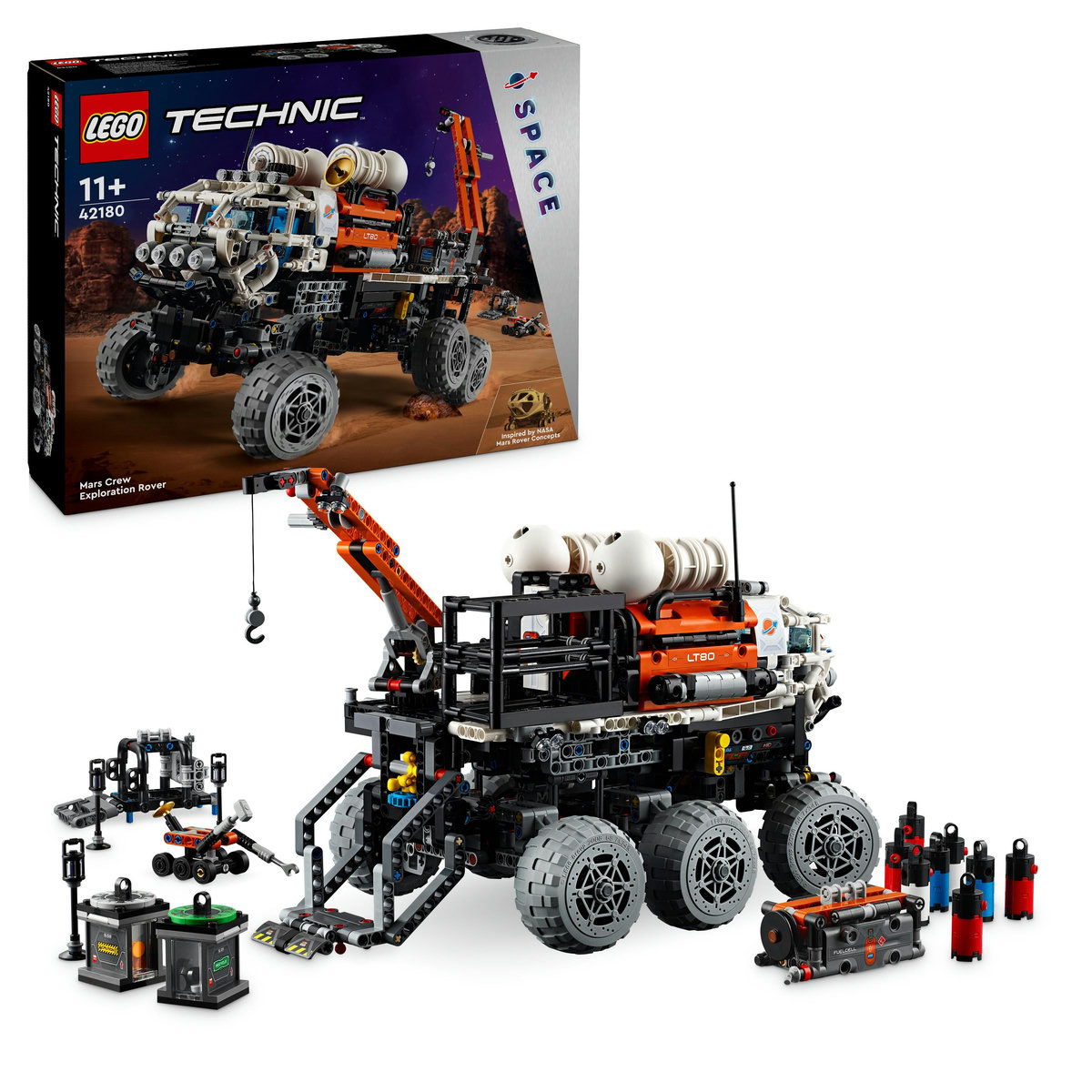 LEGO TECHNIC. Rover de explorare pe Marte cu echipaj