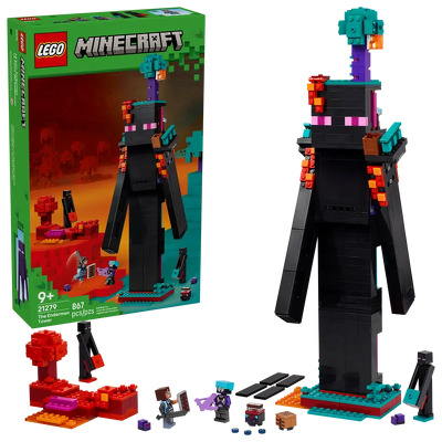 LEGO. Turnul Enderman - model Minecraft pentru fani si joaca creativa