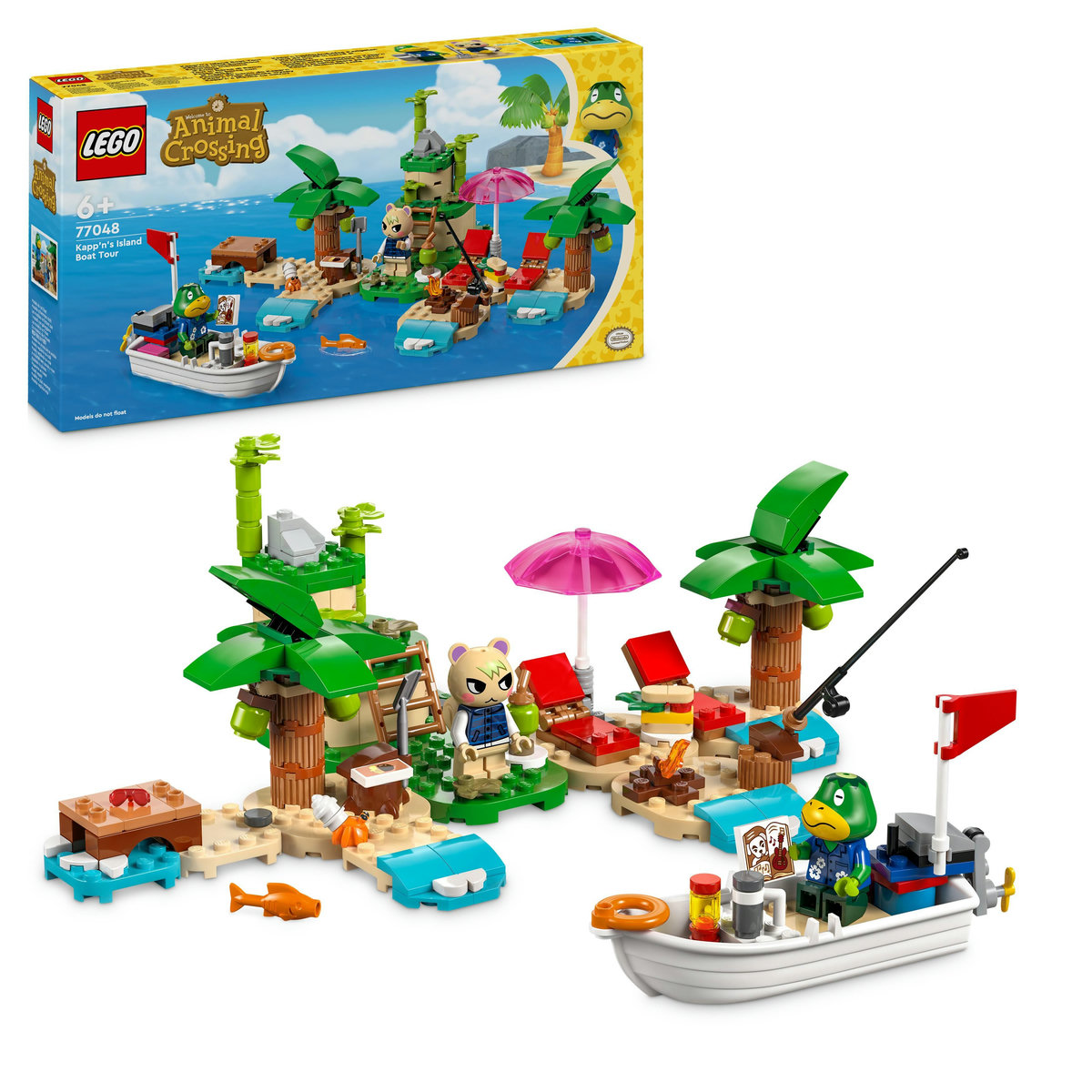 LEGO. Turul insulei cu barca lui Kappn