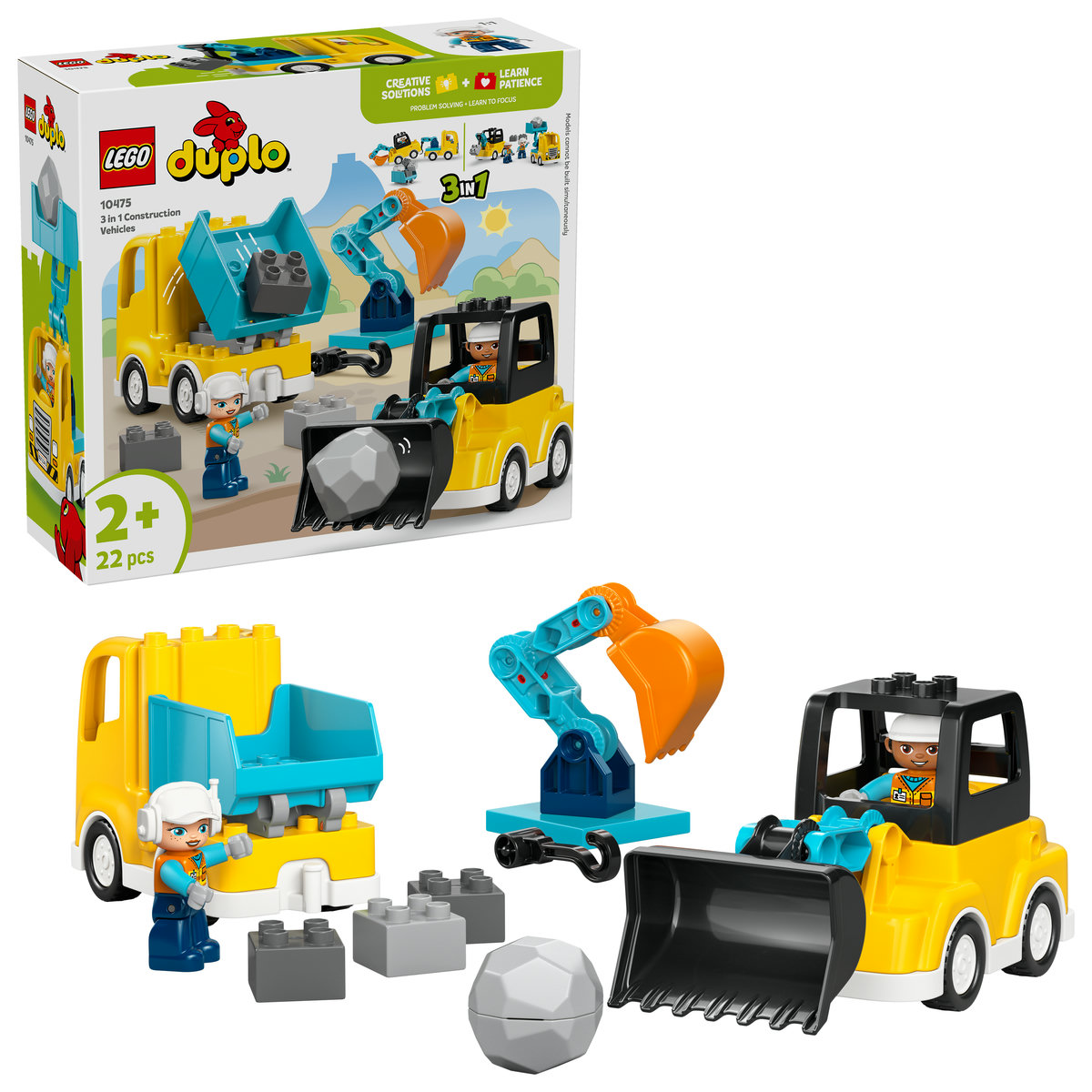Lego. Vehicule de constructii 3 in 1