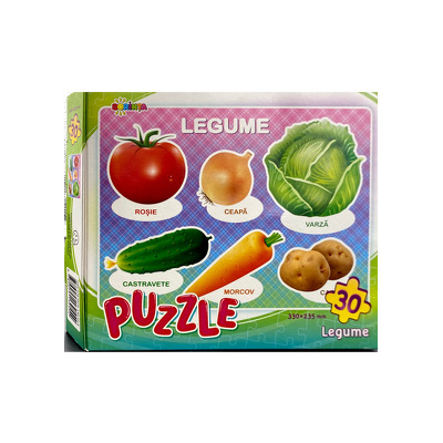 Legume. Puzzle cu 30 de piese