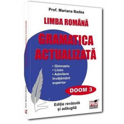 Limba romana, gramatica actualizata pentru elevi