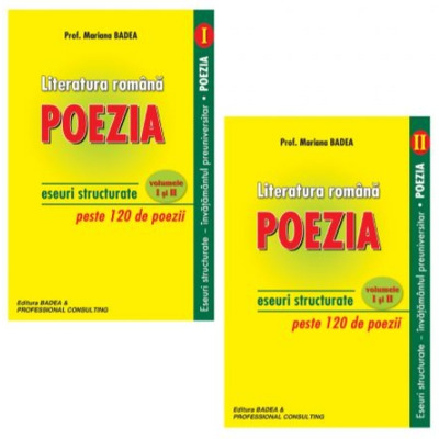 Limba si literatura romana - POEZIA - vol. I si II