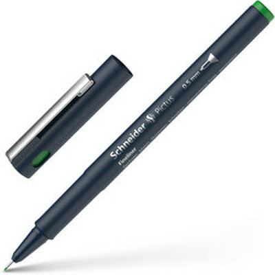 Liner pentru desen tehnic SCHNEIDER Pictus, varf fetru 0.5mm - verde