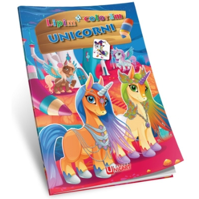 Lipim si coloram - Unicorni