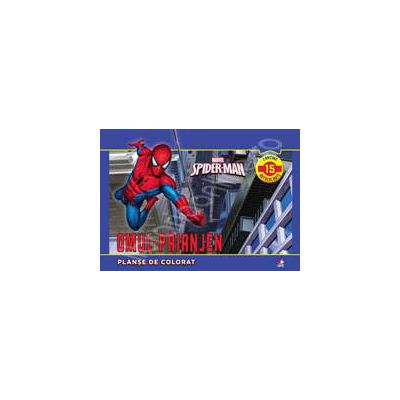 Spider-Man. Planse de colorat (contine 15 autocolante)
