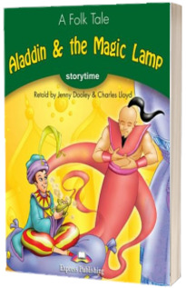Literatura adaptata pentru copii - Aladdin and The Magic Lamp Pupils book with cross-platform application